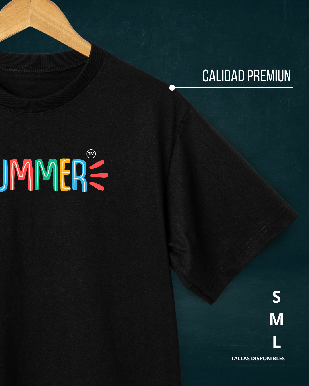 Camiseta en algodón SUMMER COLOR - Oversized